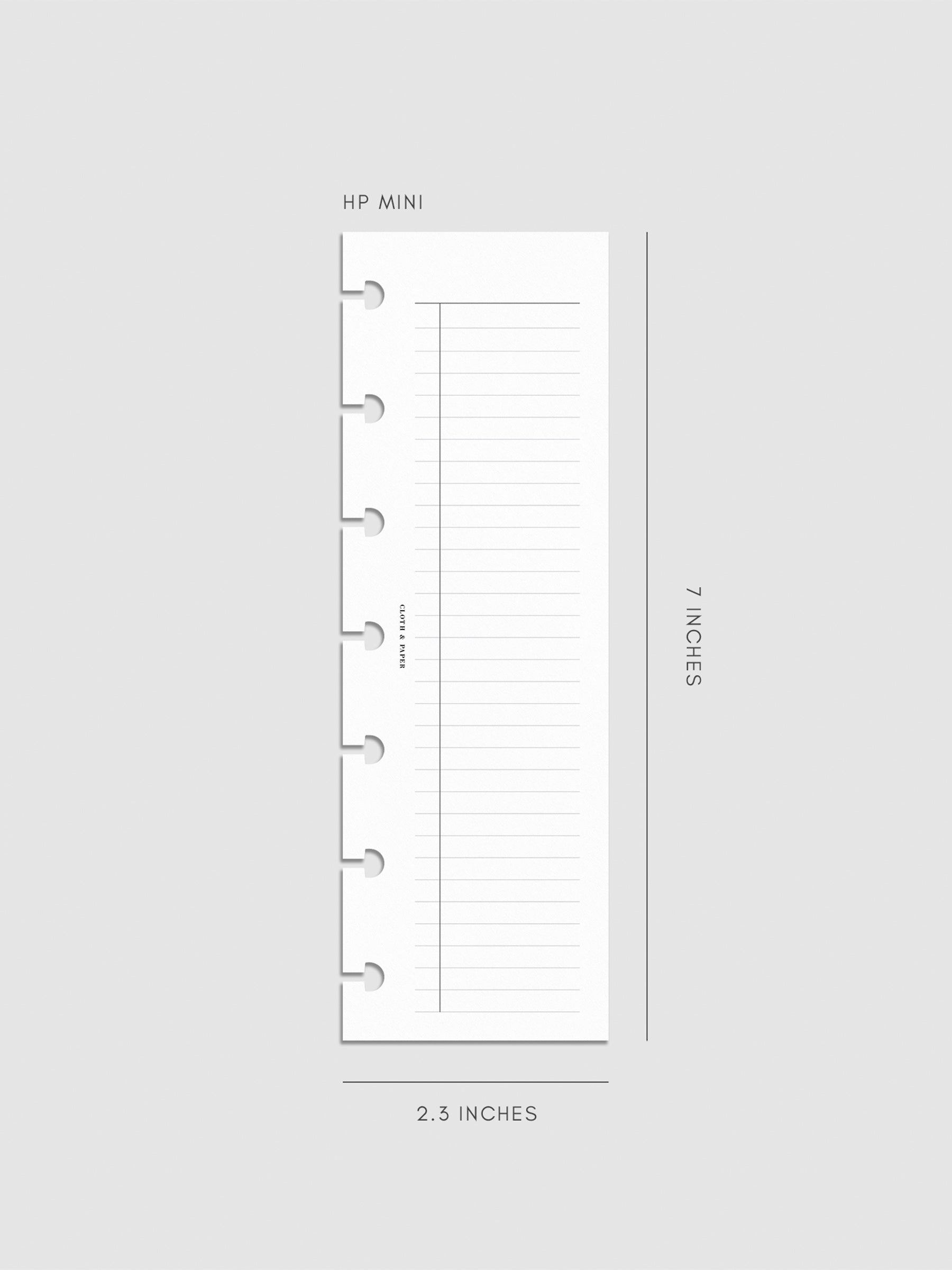 Digital mockup of insert in HP Mini sizing.