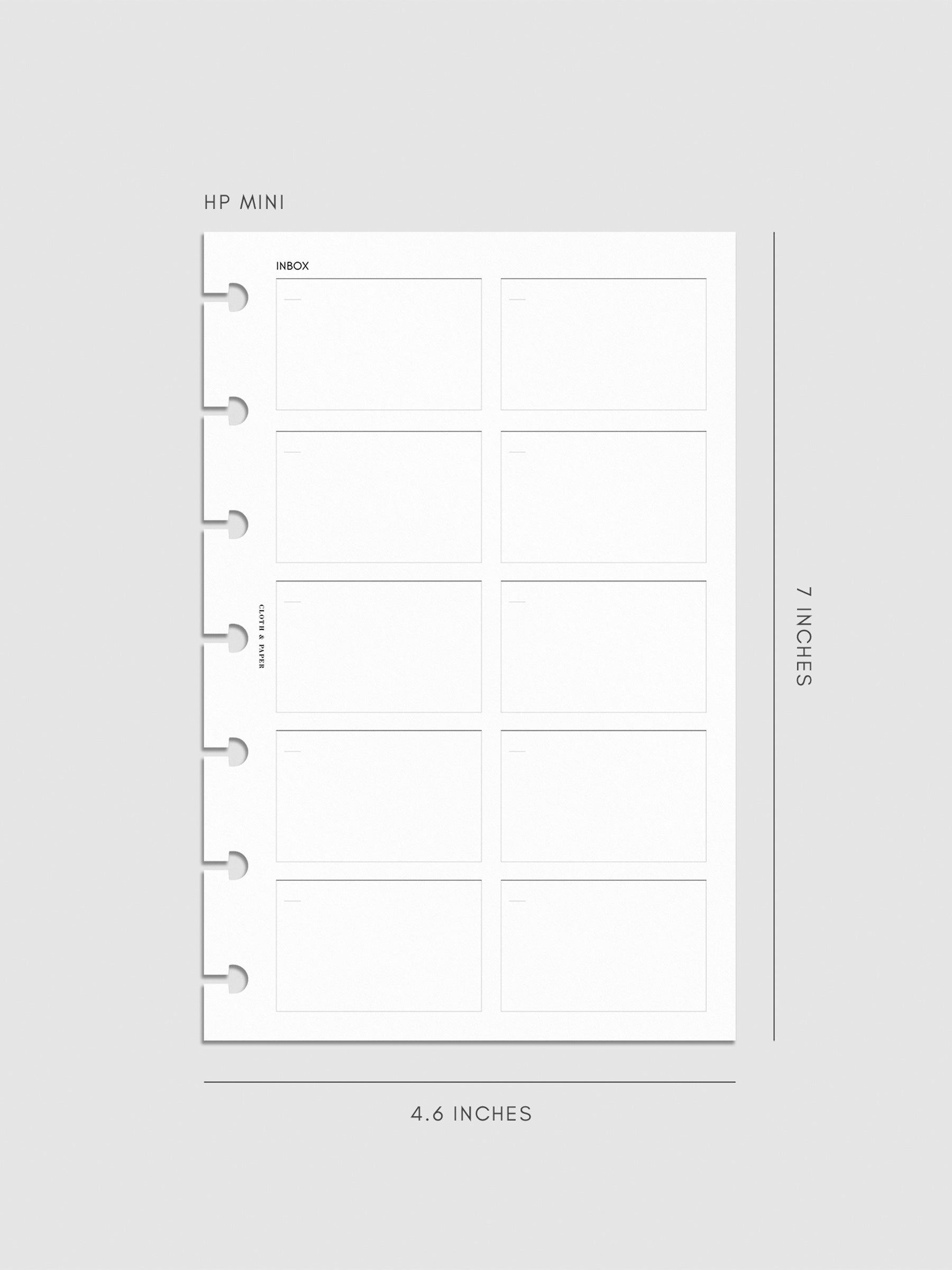 Digital mockup of insert in HP Mini.