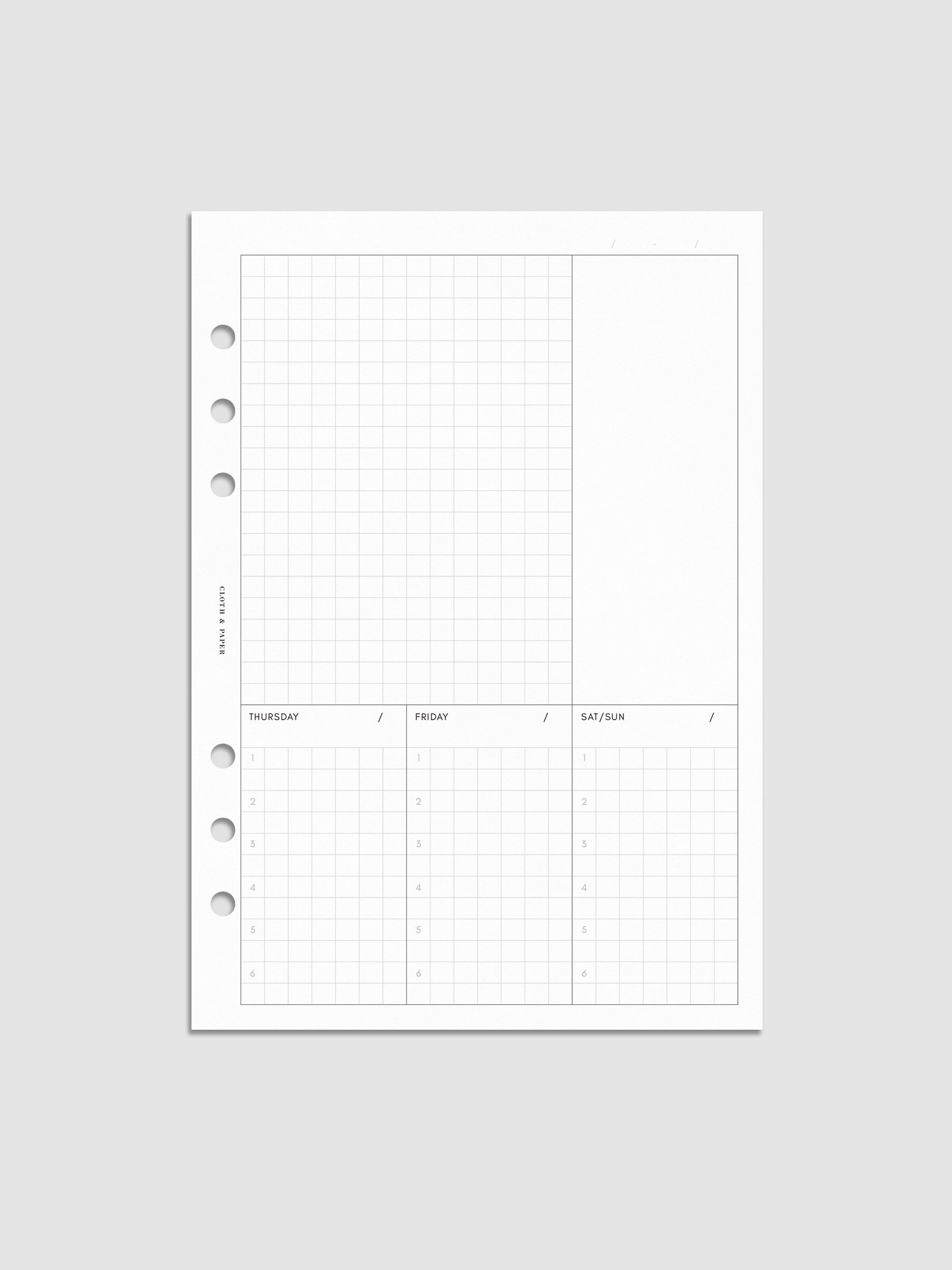 Ivy Lee Method Inserts shown in size A5.