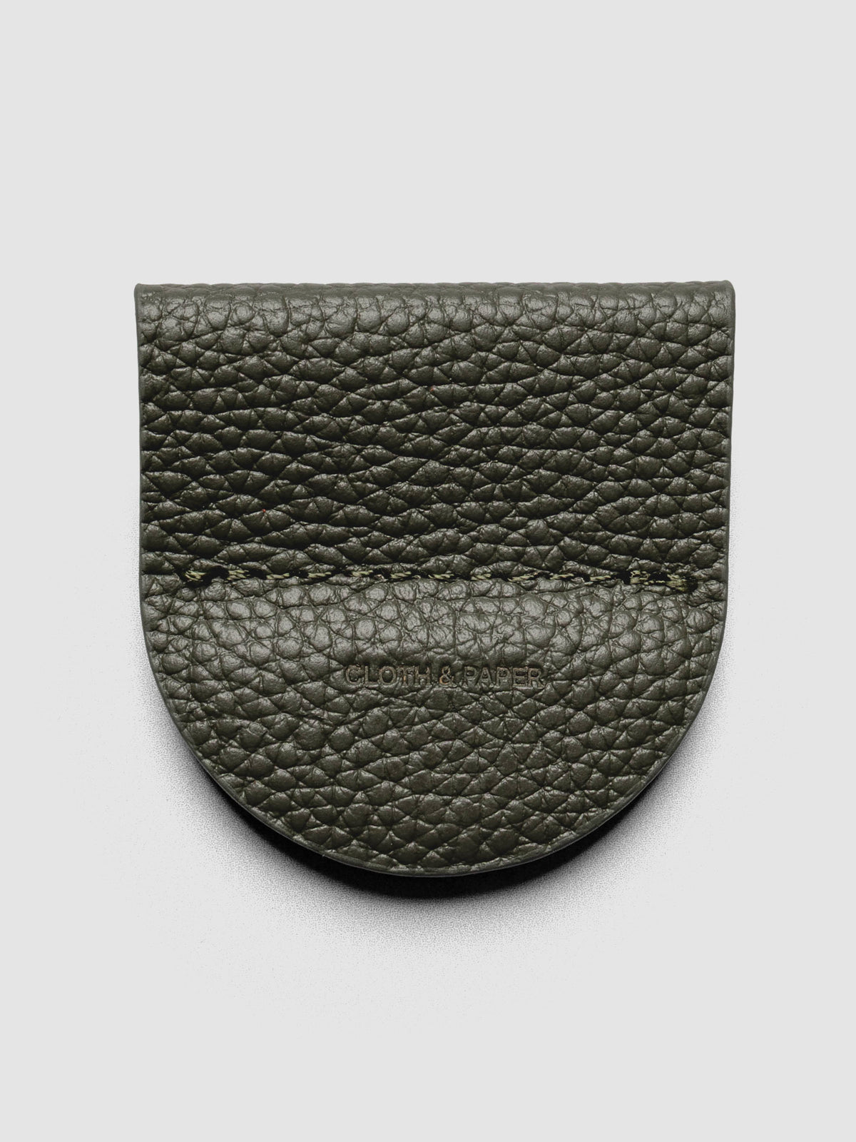 Magnetic Bookmark | Pen Holder in Nori, a dark green, displayed on a neutral background.