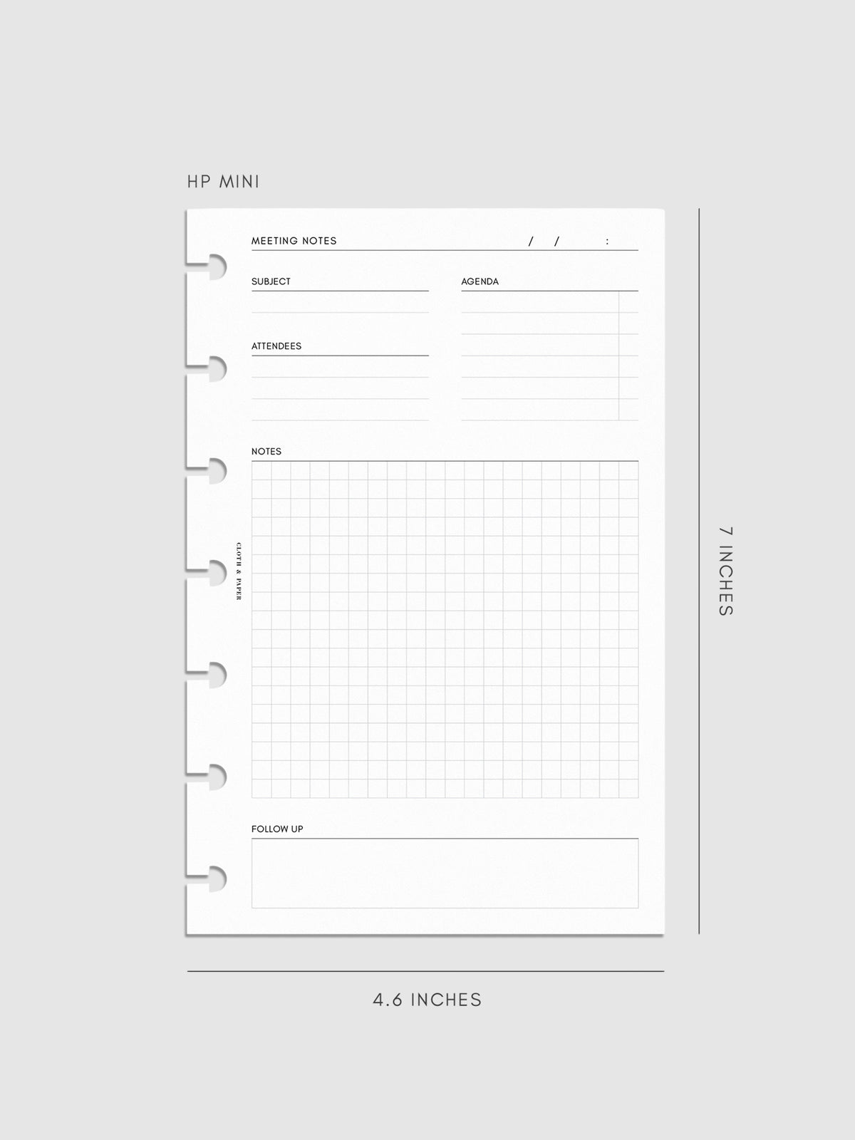 Digital mockup of inserts in HP Mini.