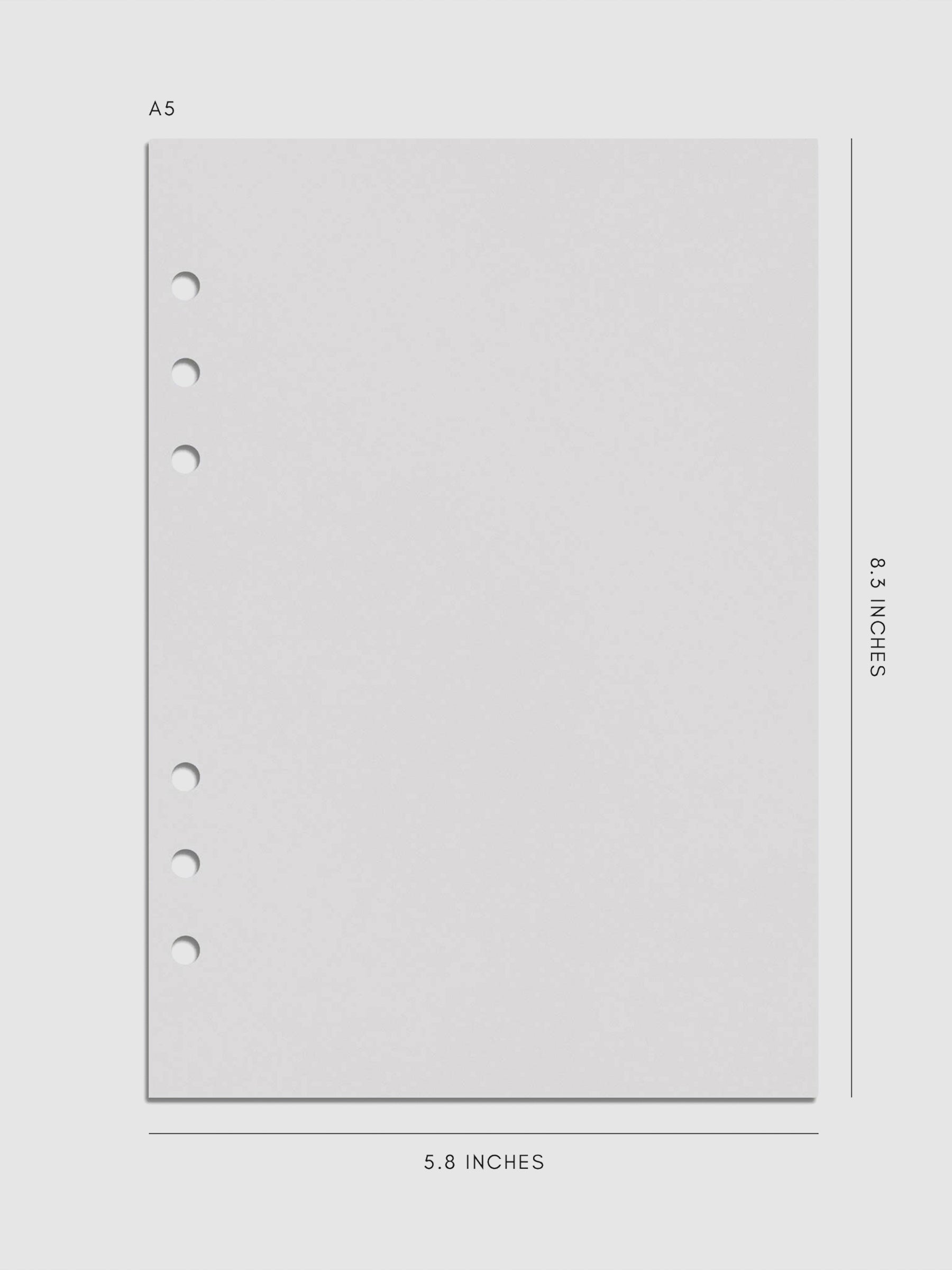 Digital mockup of insert in A5. 