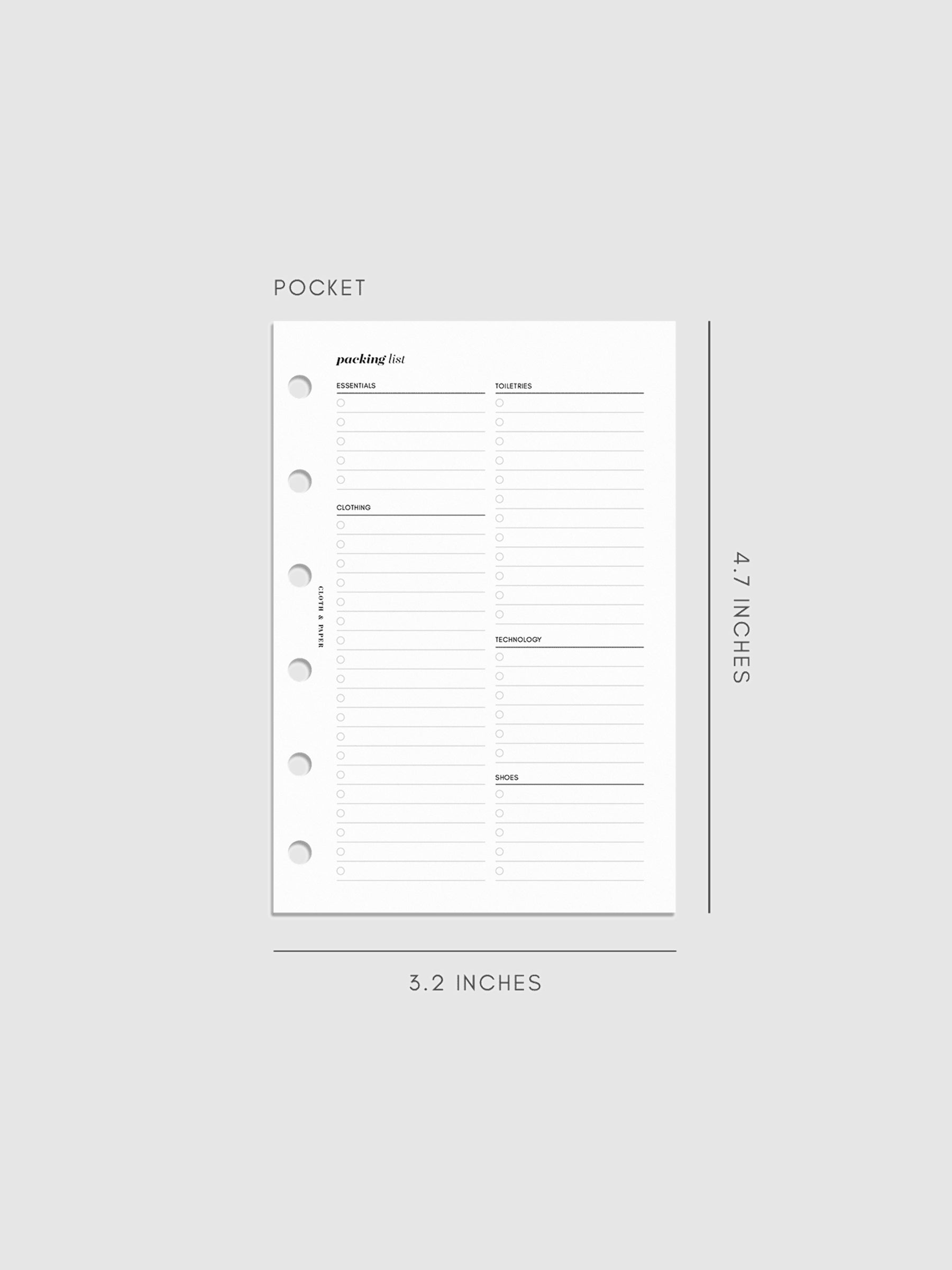 Digital mockup of inserts in Pocket.