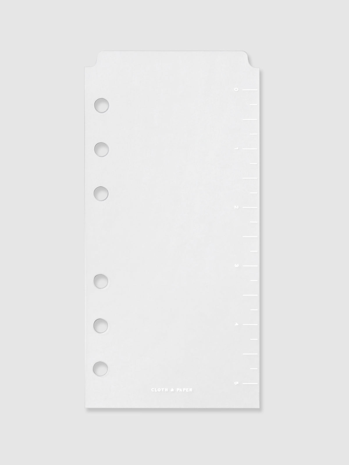 Page marker displayed on a neutral background. Size shown is A6. 