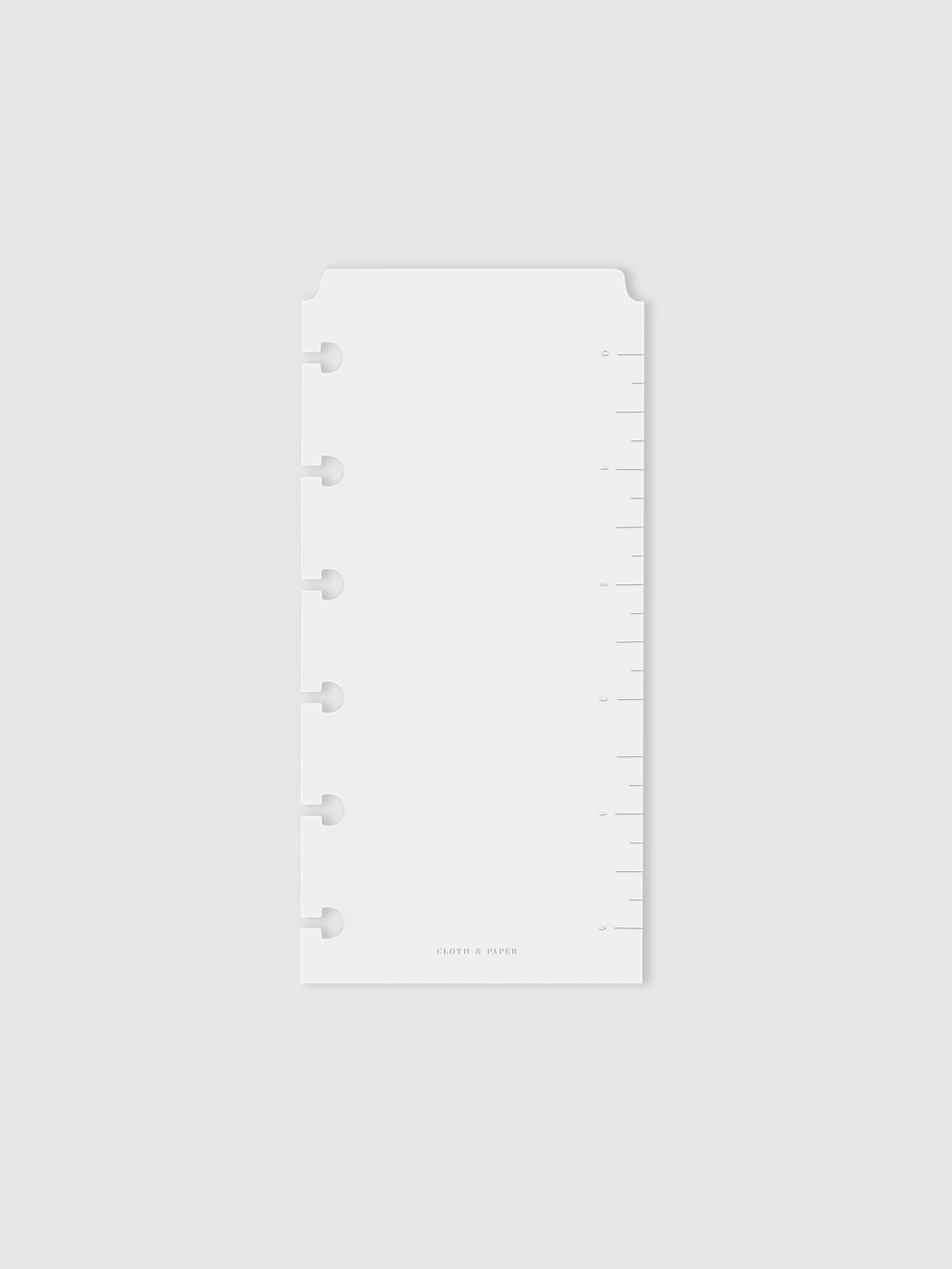 Page Marker, Low Profile, Matte, Cloth and Paper. Page marker in CP Petite displayed on a neutral background.