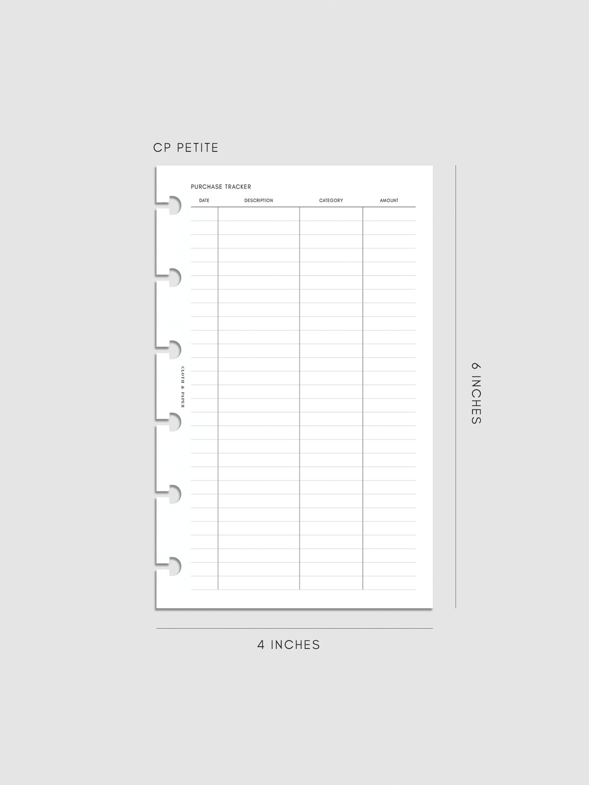 Digital mockup of inserts in CP Petite.