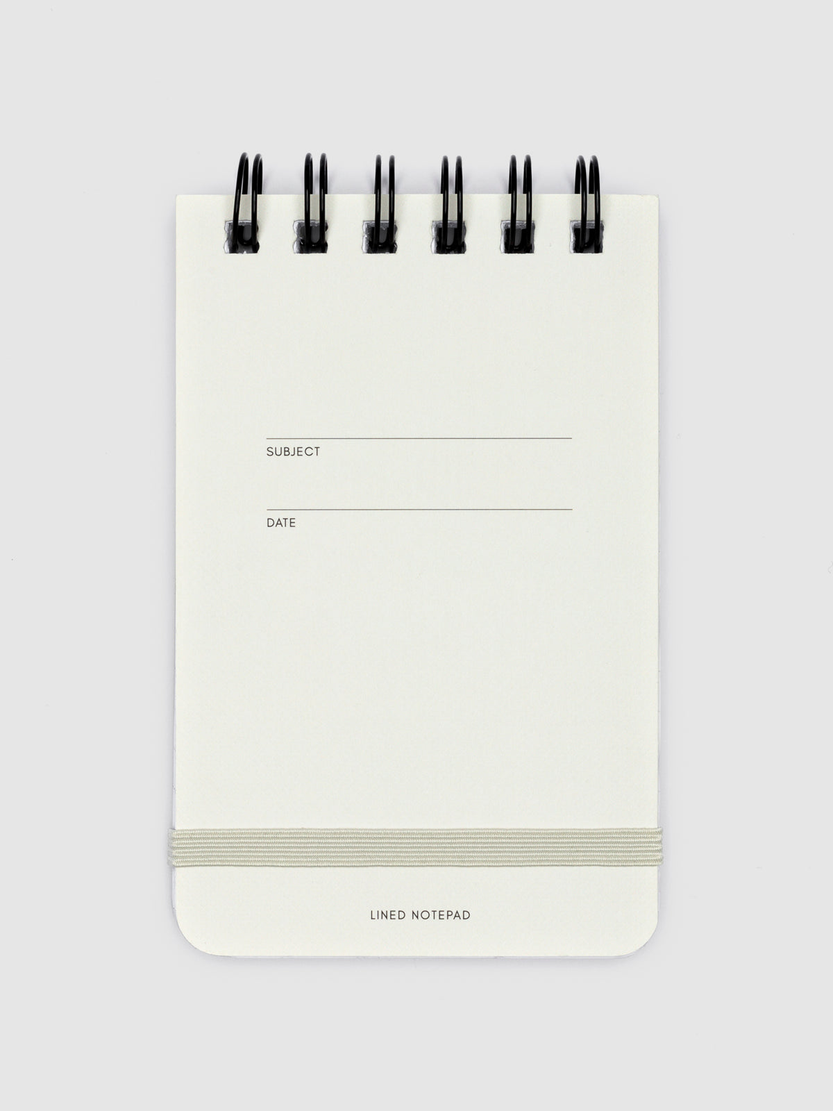 Lined notepad displayed on a white background.