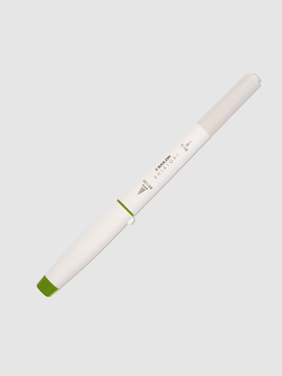 Brush pen displayed on a neutral background. Color pictured is Wakauguisu. 