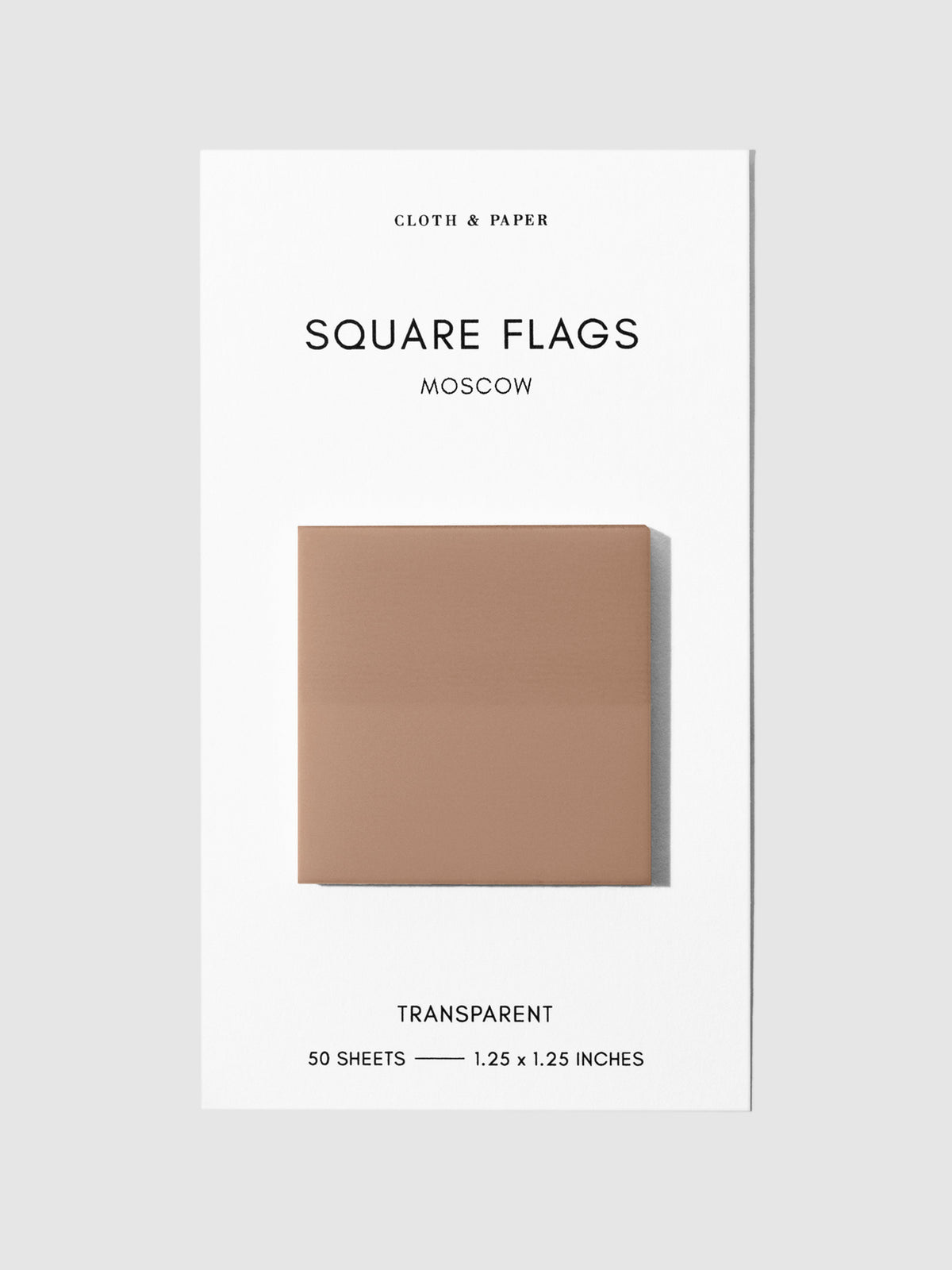Square Page flag displayed on a neutral background. Color pictured is Moscow.