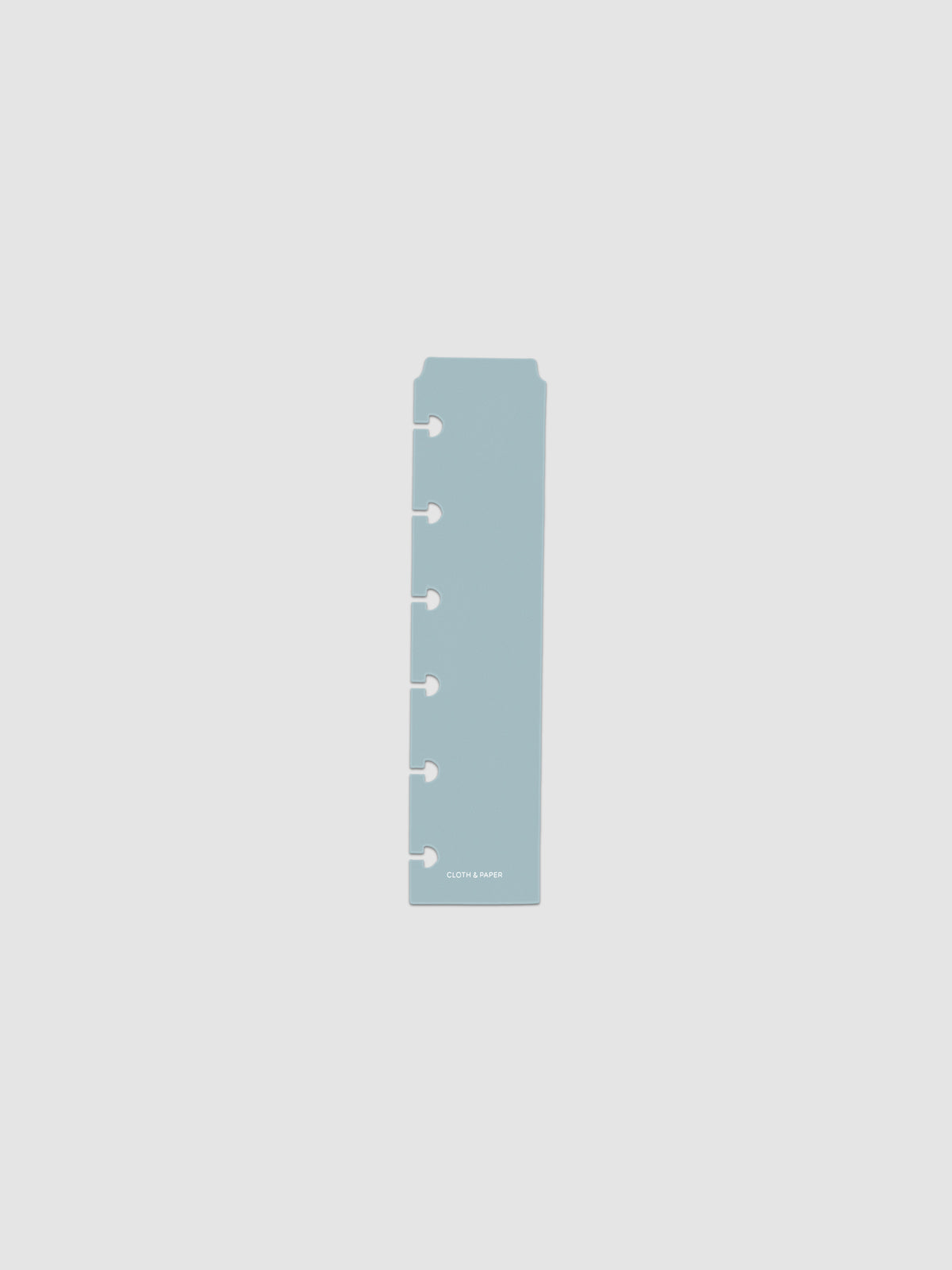 Smoked Salt (light blue) Narrow Page Marker for CP Petite planners.