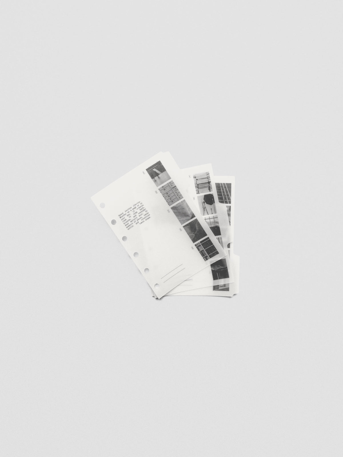 Pocket-size Editorial Vellum Dividers Vol. 2 laid flat on a light background.