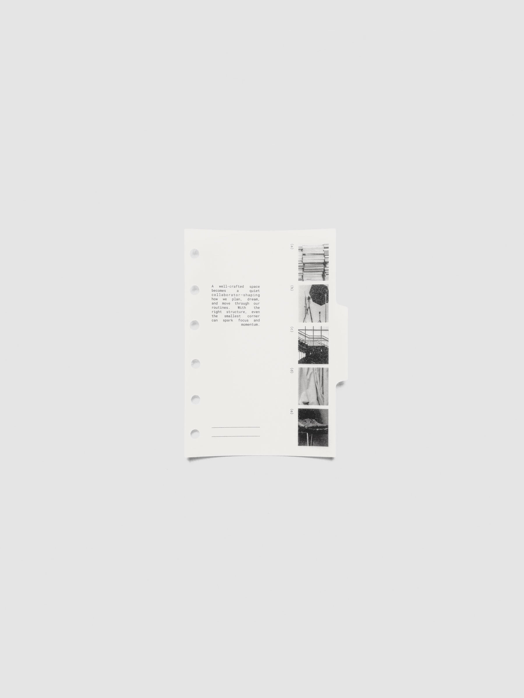 Pocket-size Editorial Vellum Dividers Vol. 2 styled flat with stationery accessories.