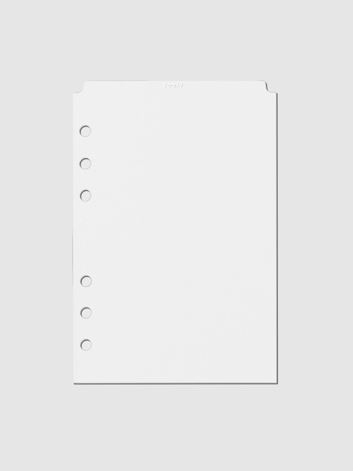 White foil divider displayed on a neutral background. Size shown is Personal Wide. 