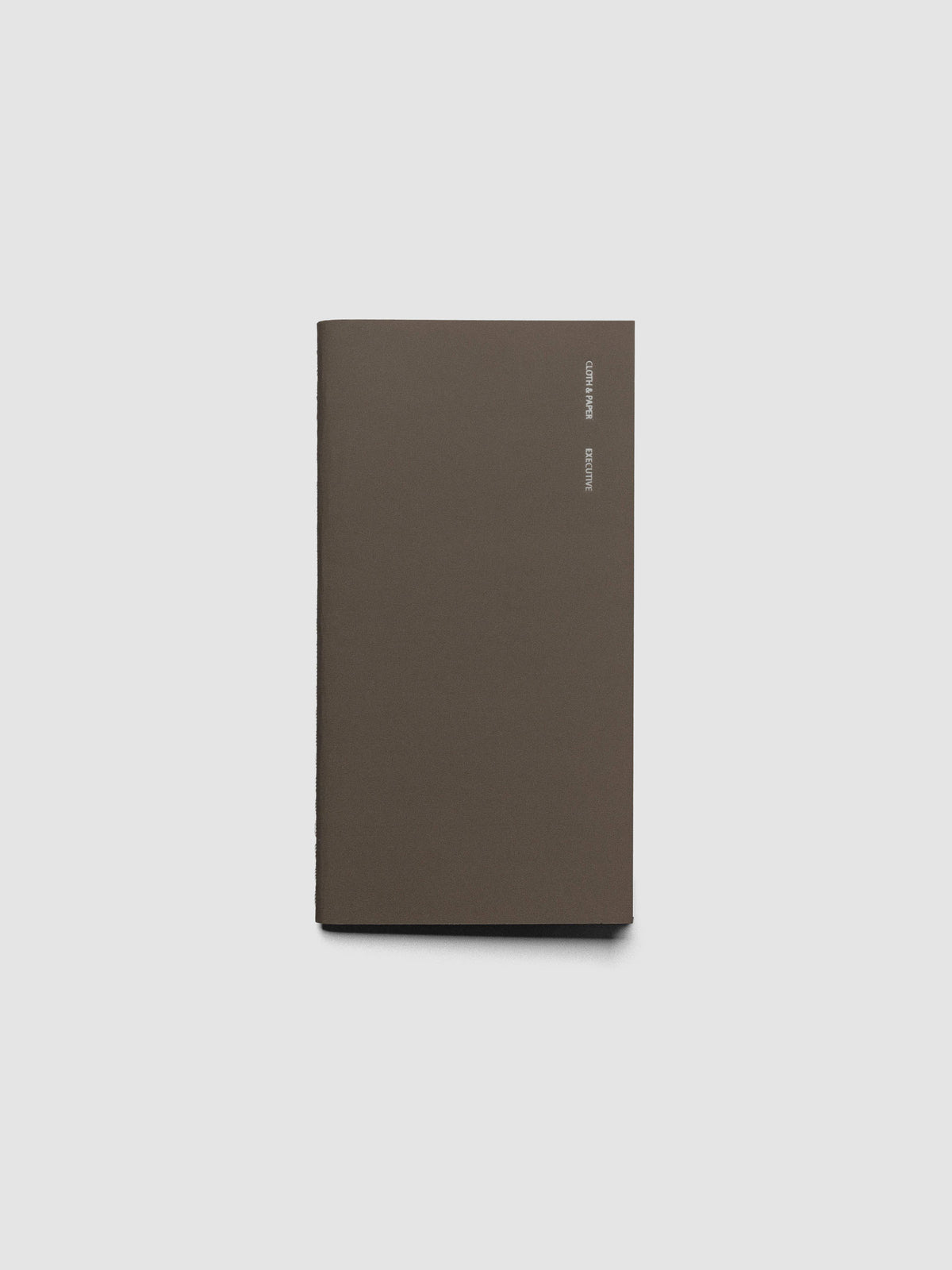 Travel Notebook | Pocket Plus | Cafe Noir | Executive shown closed against a neutral background.