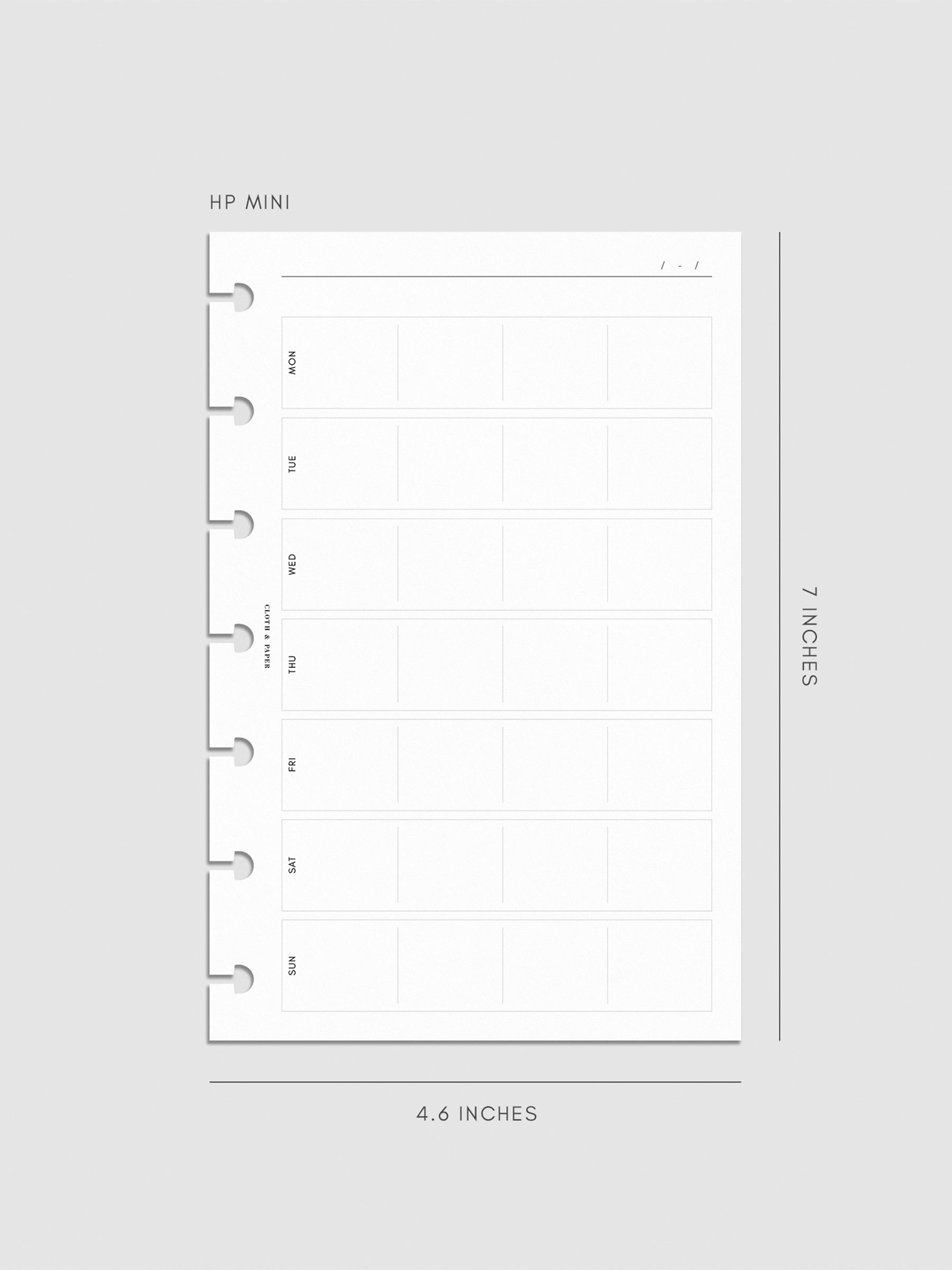 Digital mockup of insert in HP Mini.