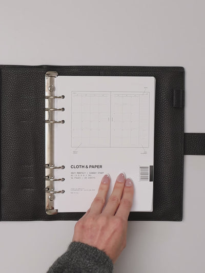 Planner flip through with the 2027 Dated Monthly Planner Inserts | Sunday Start
