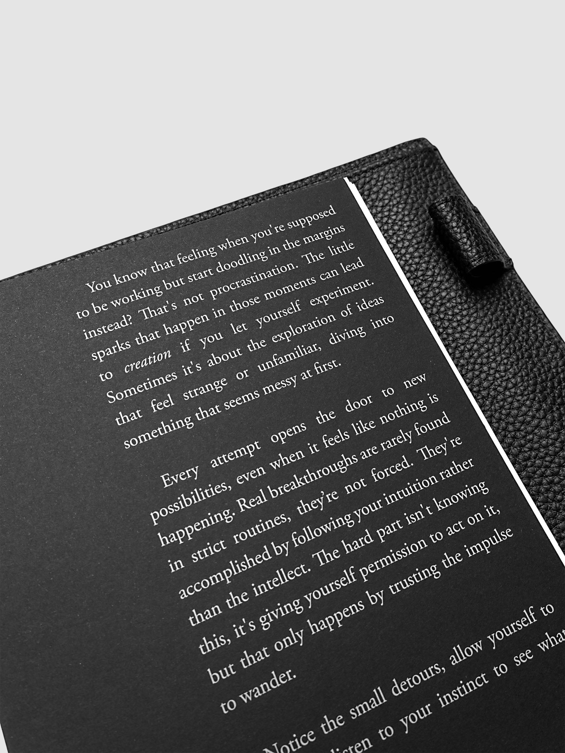 Detail view of the Hidden Message Planner Dashboard Duo shown in size A5 6-Ring Punch.